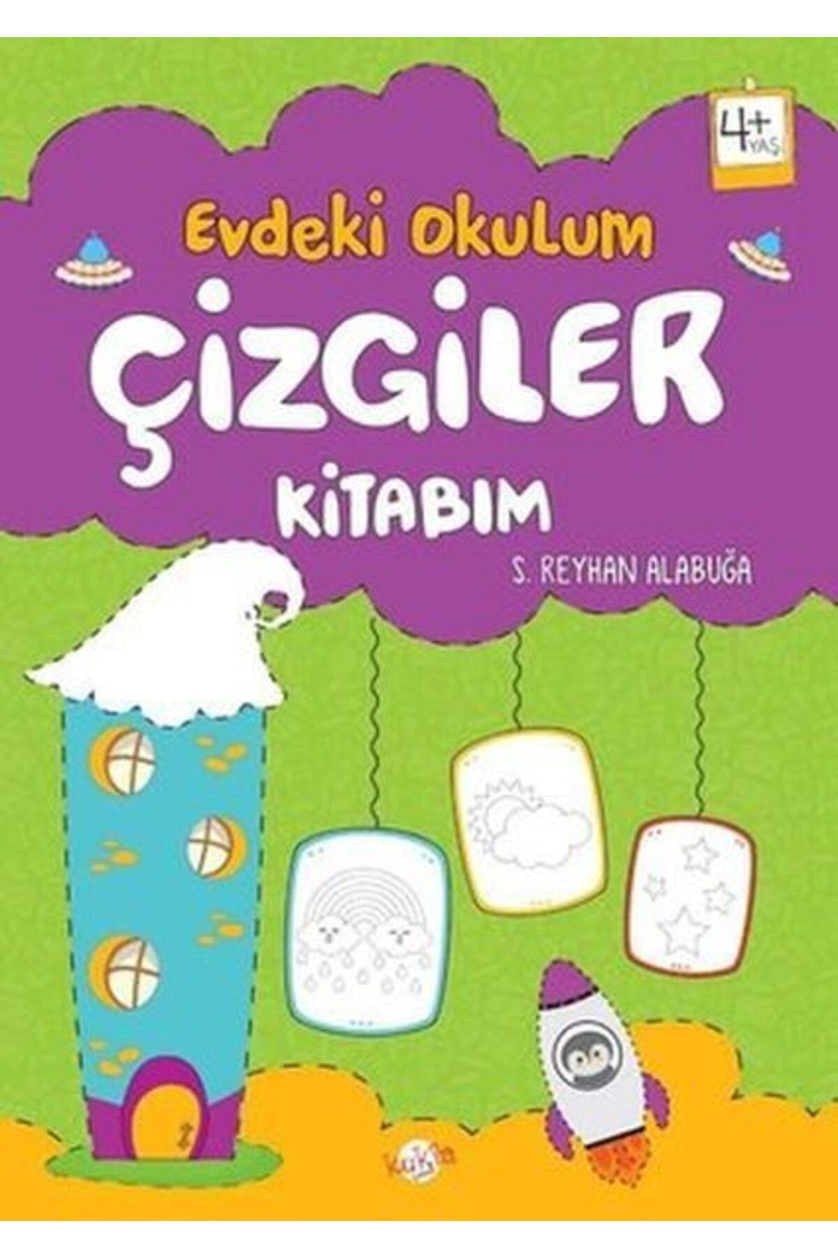 Kukla Yayınları Evdeki Okulum Çizgiler Kitabım 4Yaş