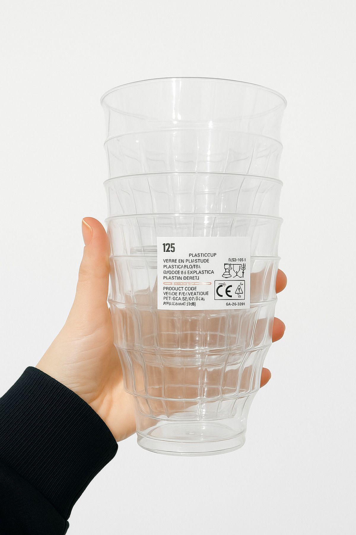 ELLMİRA 12 li Ayaklı plastik doldurma karesi. Kabı