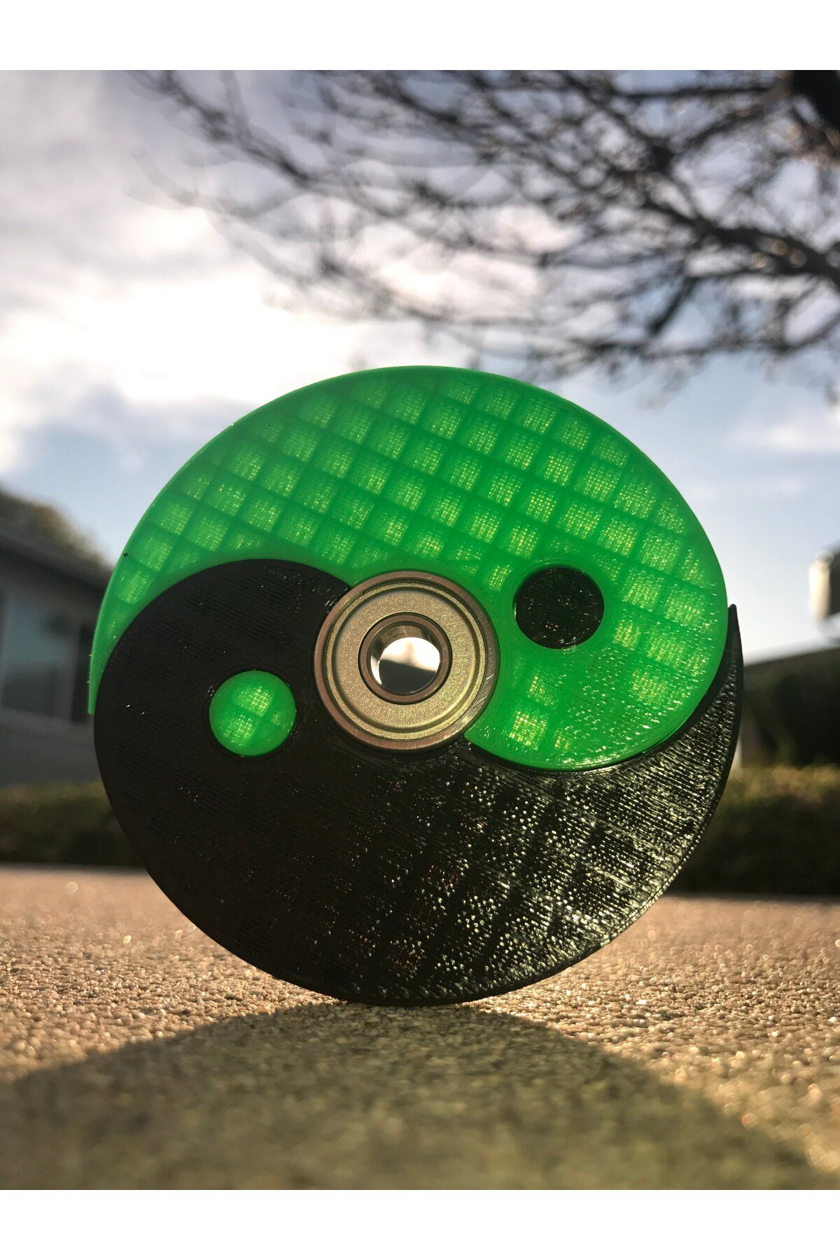 talaşoğlu Yinyang Fidget Spinner (Thomas Sanladerer ilham aldı) - Stresi Azaltan Eğlenceli