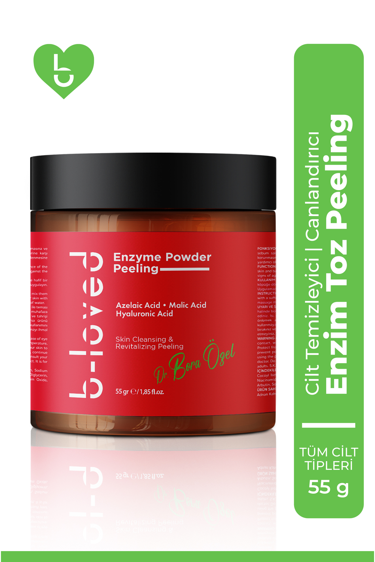 2'li Cilt Bakım Seti 8d Sıkılaştırıcı Yüz Kremi-Malik Asit,Hyaluronik Asit Peeling — 22776655435887 — تصویر 6 از 8