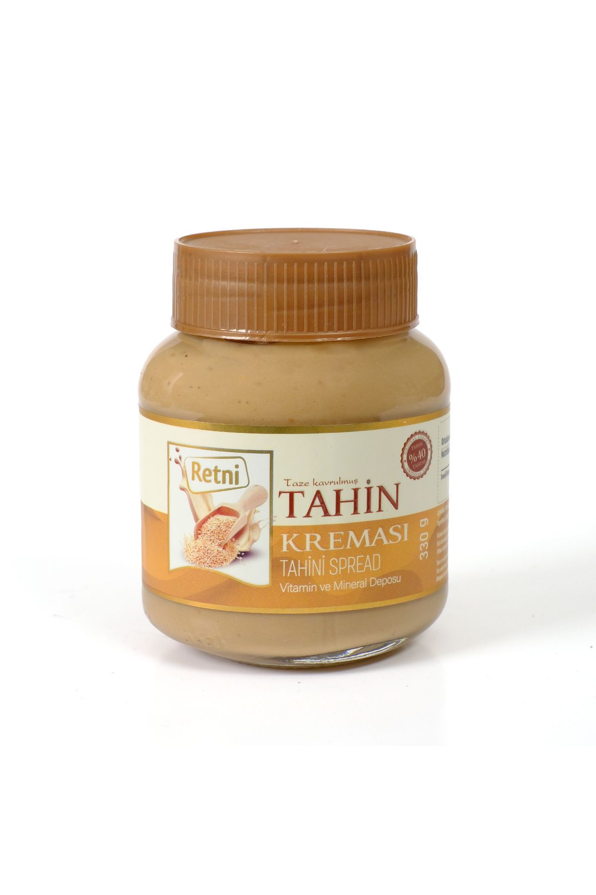 Retni Susamlı Tahin Kreması %40 Tahin Içerir