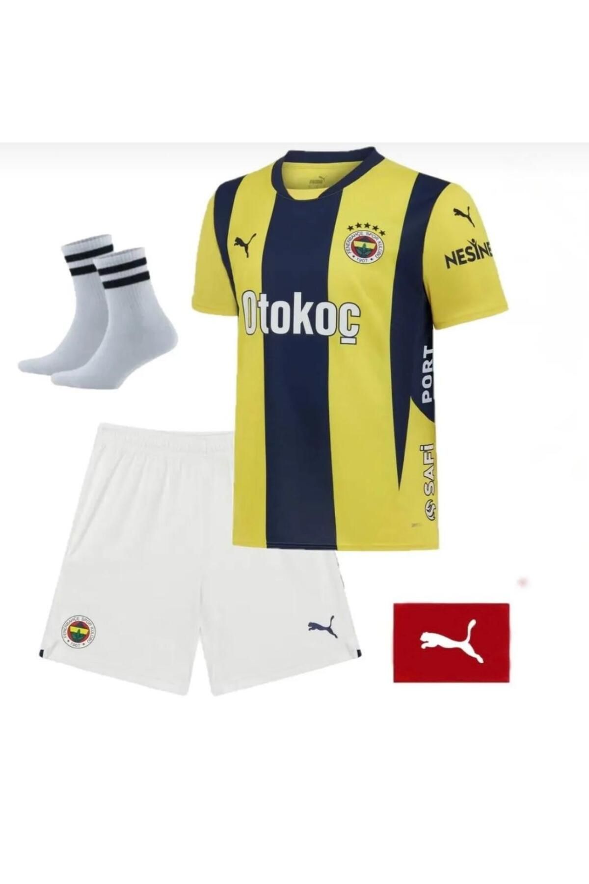 After Party Fênêrbâhçê-isimsiz New Sezon 25/26 Parçalı Çoçuk Çorap Bileklik Hediye Futbol Formas Vs Spor Atlet