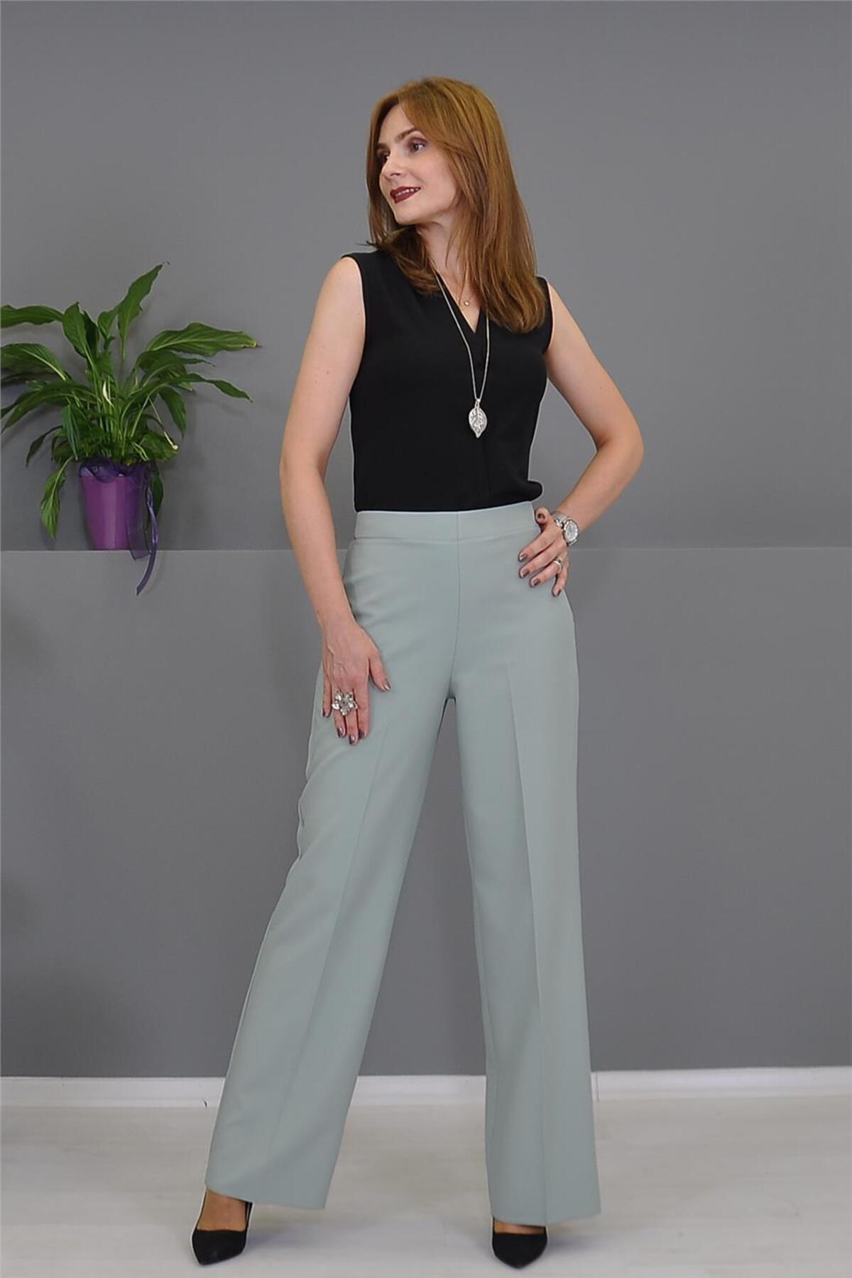 Wide Leg Pants- Çağla