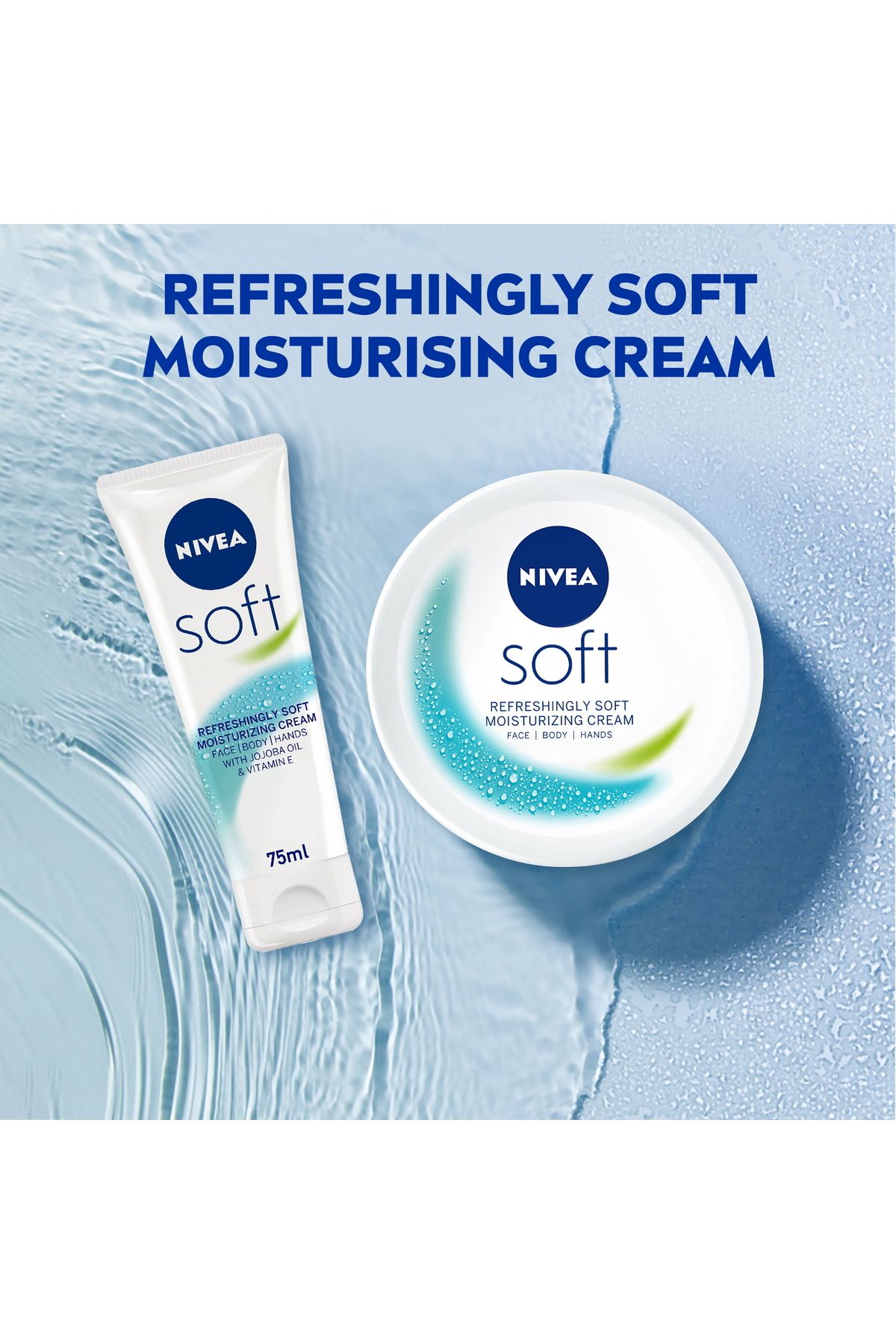 NIVEA-Moisturising Cream Soft Refreshing Jar 200 ml 7