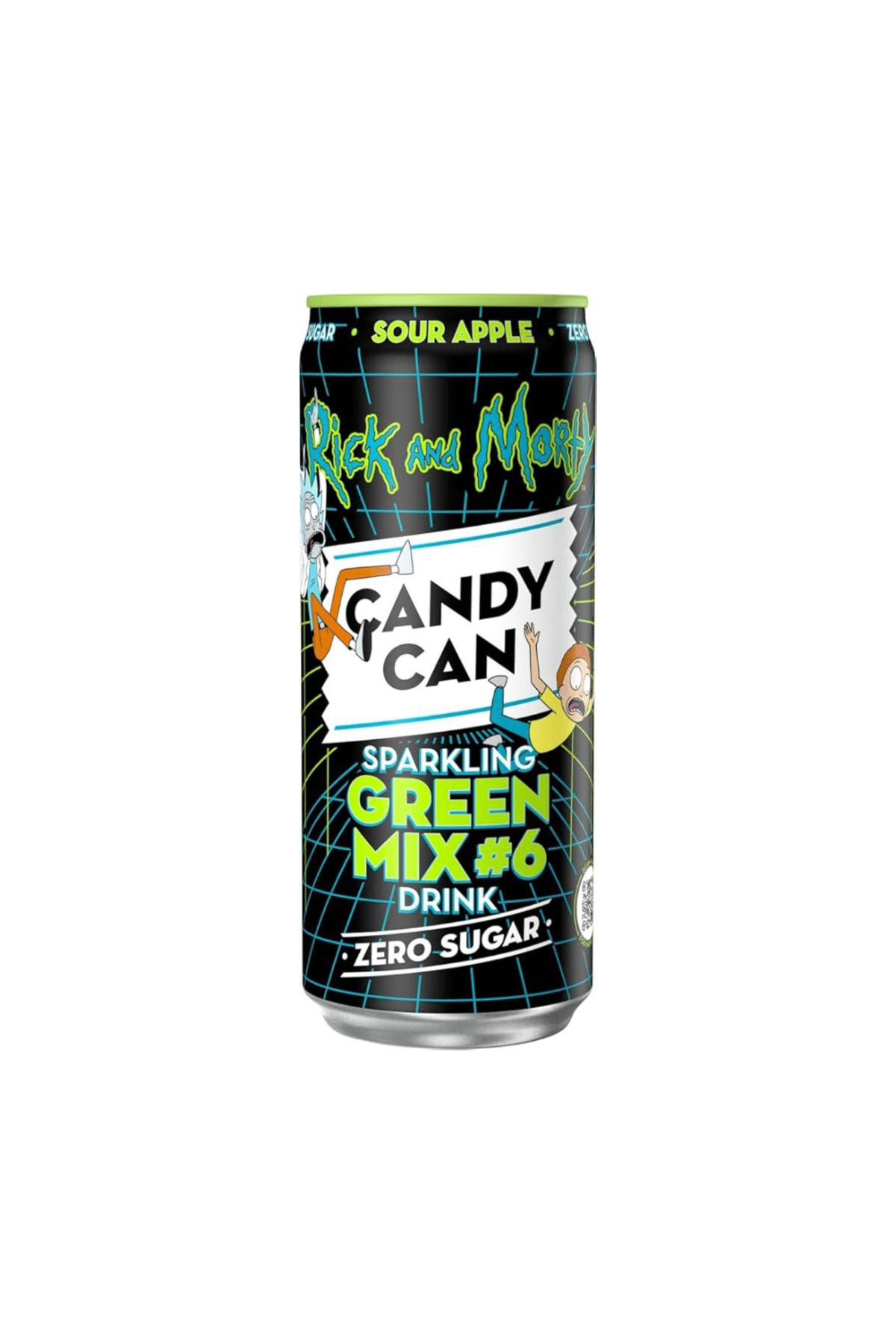 Candy Can Rick and Morty Sparkling Green Mix #6 Zero Sugar 330ml