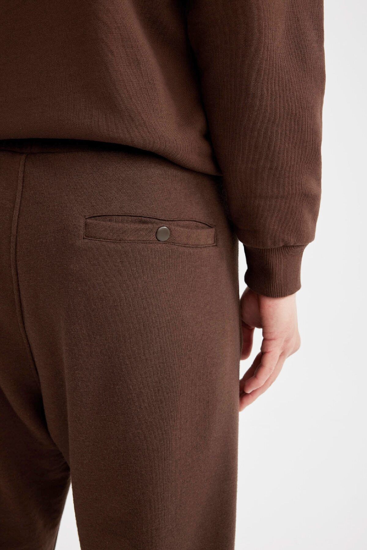 DeFacto-Fleto Pocket - Elastické tepláky Regular Fit v pase C1776Ax23Cw 6