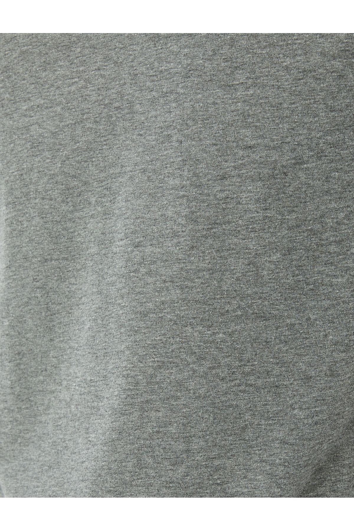 Koton-Short Sleeve Crew Neck Regular Fit Cotton Blend Basic T-Shirt 6
