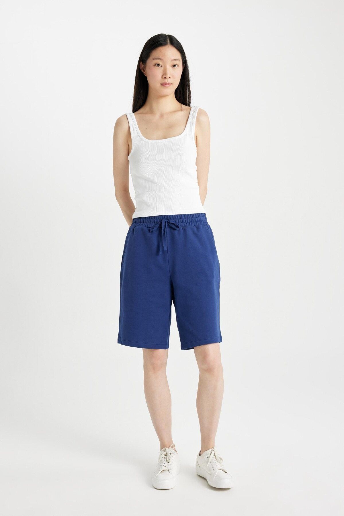DeFacto-Regular Fit Basic Bermuda Shorts N7439Azns 2