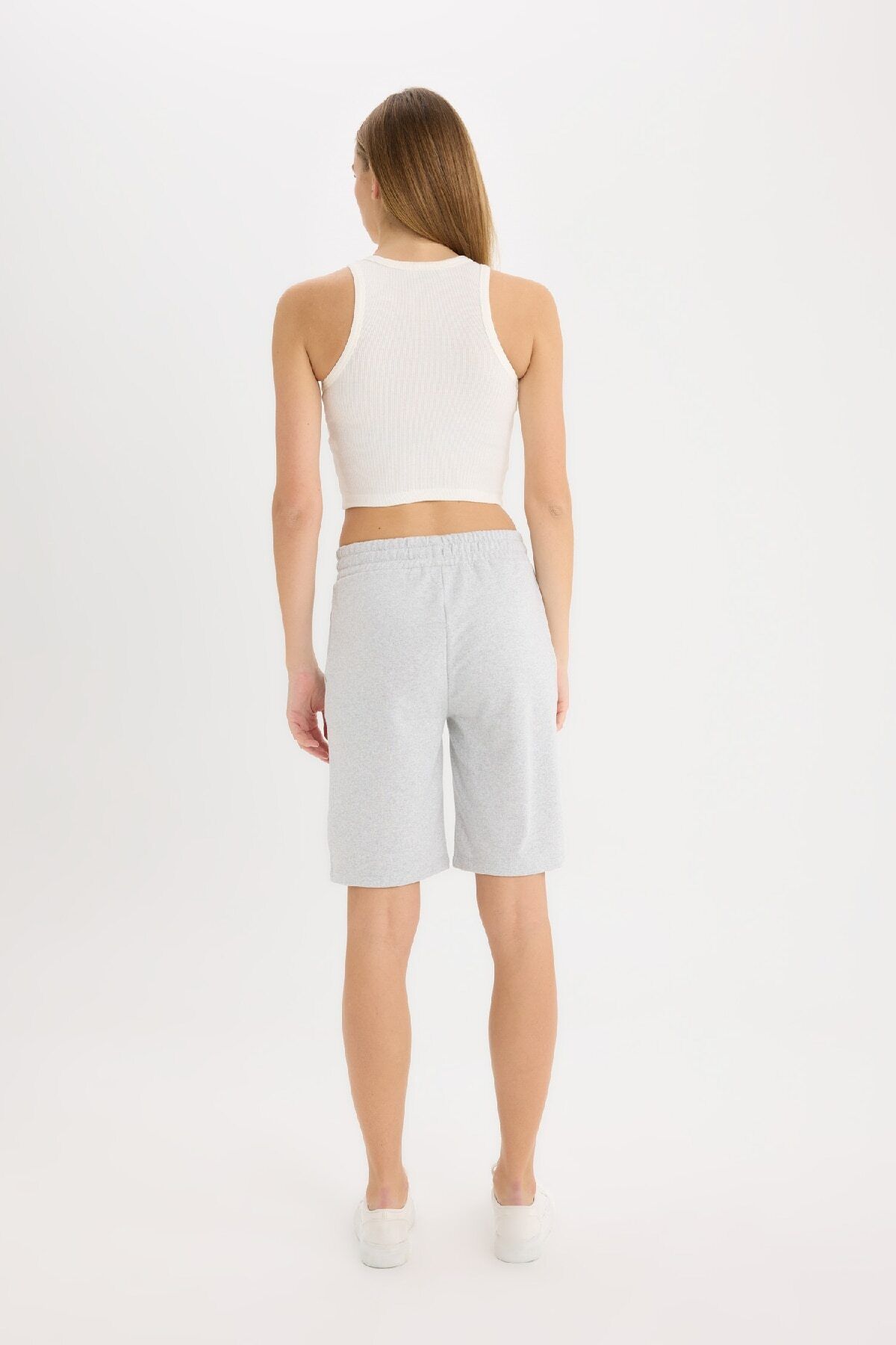 Regular Fit Normal Bel Düz Paça Bermuda Şort W9369az25sm - 6