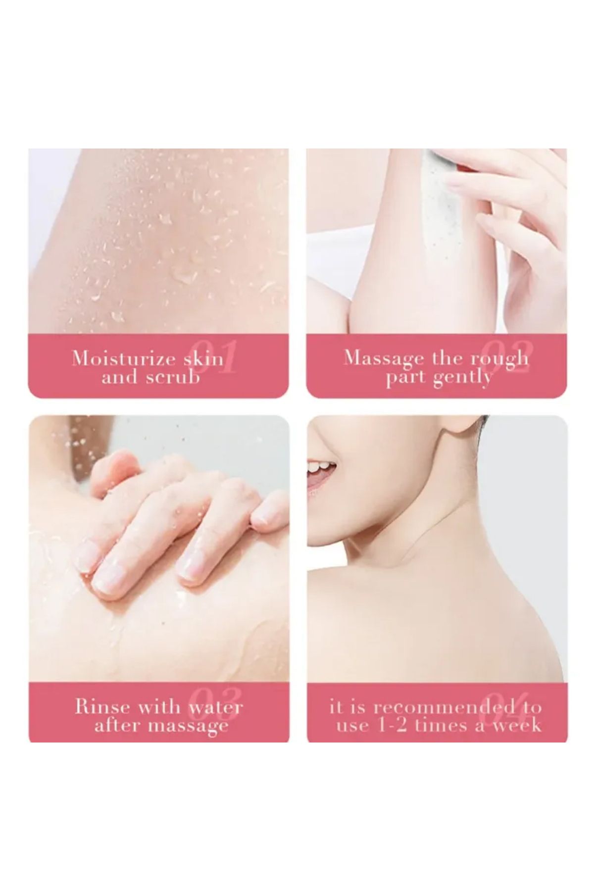 SADOER-Candy Body Scrub With An Exfoliating Texture That Leaves The Skin Soft And Refreshed, 140 Grams 5