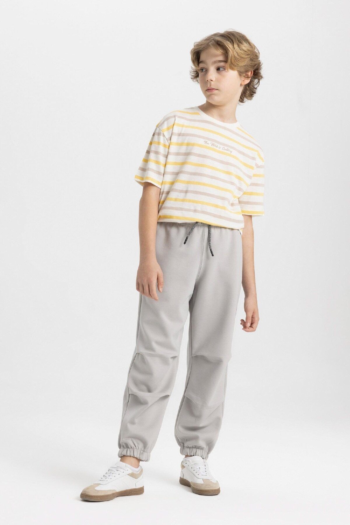 DeFacto-Boy's Elastic Jogger Sweatpants with Pockets - C2093A824Sp 2