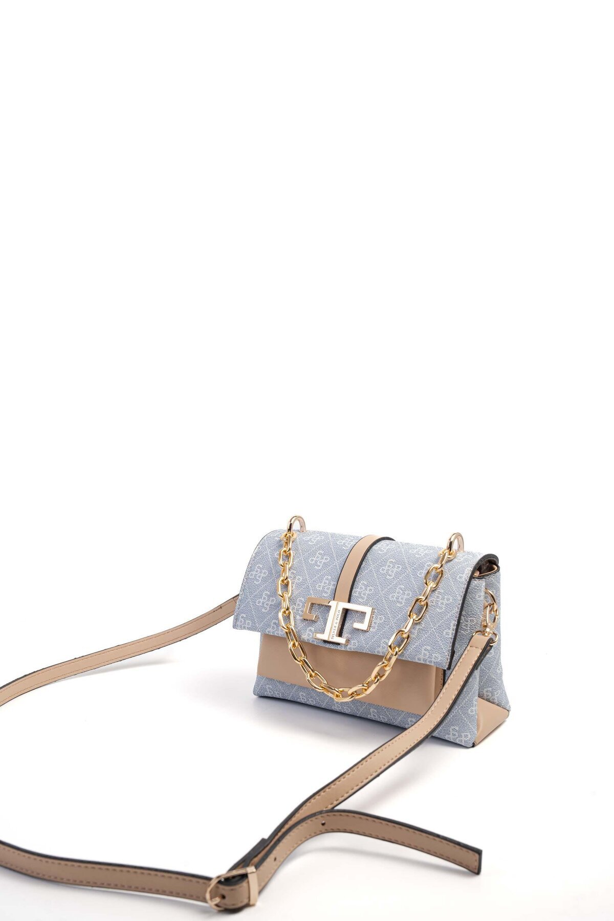 Silver Polo-Albastru - Geantă Crossbody Nut SP1148 pentru femei 5
