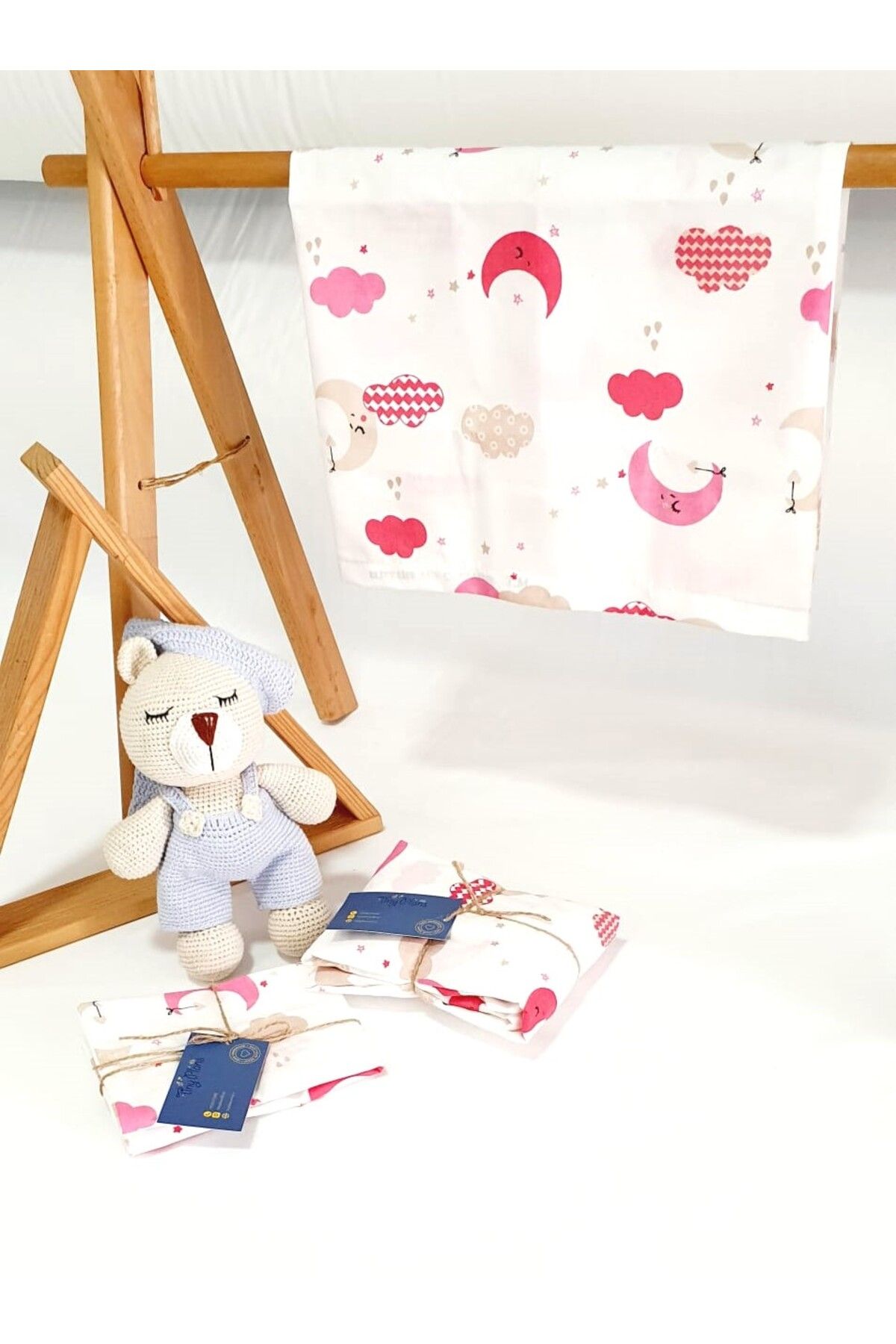 tiny plans-Cloud Pattern Elastic Single Sheet Pillowcase Set 5