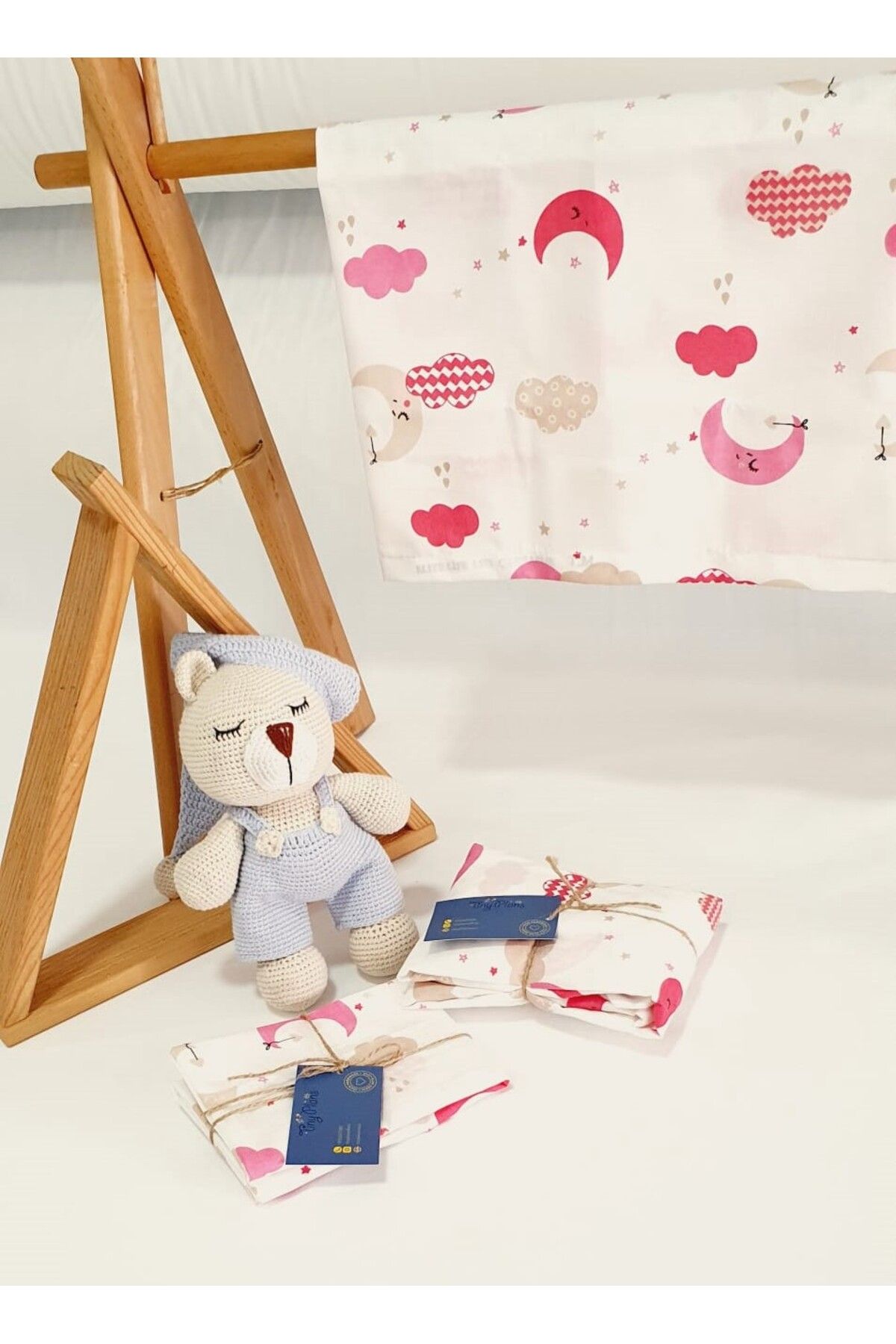 tiny plans-Cloud Pattern Elastic Single Sheet Pillowcase Set 8