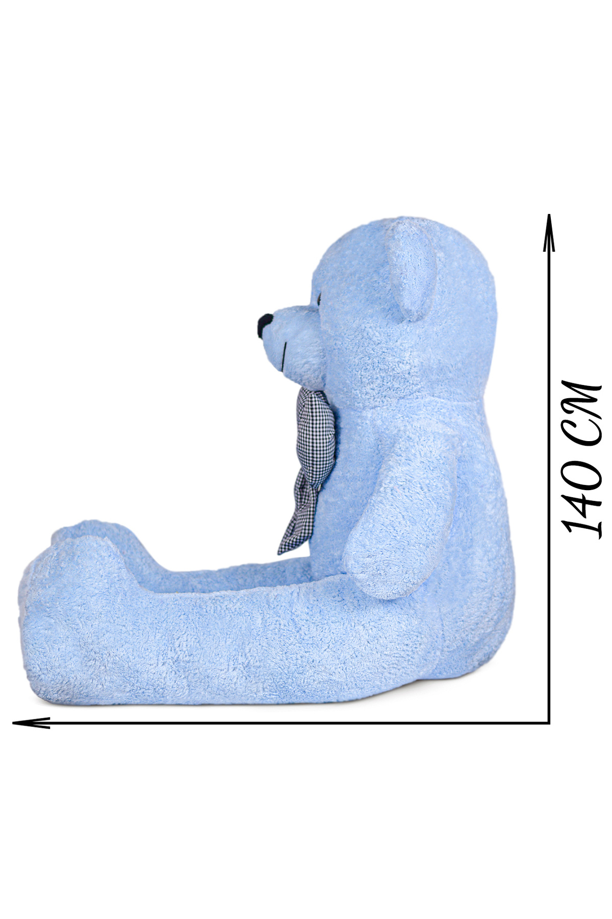 Özgüner Oyuncak-Cute Large Plush Teddy Bear with Bow Tie, 130 Cm - 100% Local 5