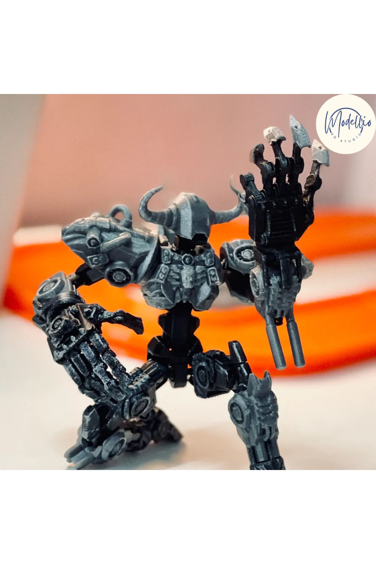 Modellio3D-Dummy 13 Armored Model (Bull) - 3D Printing Figure 5