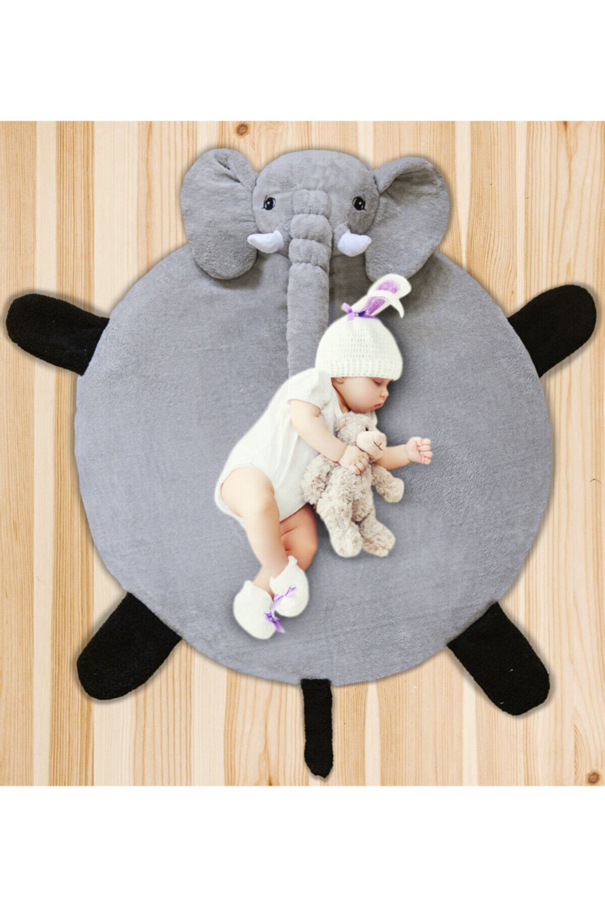 Özgüner Oyuncak Bebek Oyun Halısı 120 Cm Filli Oyun Matı (%100 Yerli) fotoğrafı 3 (önizleme)