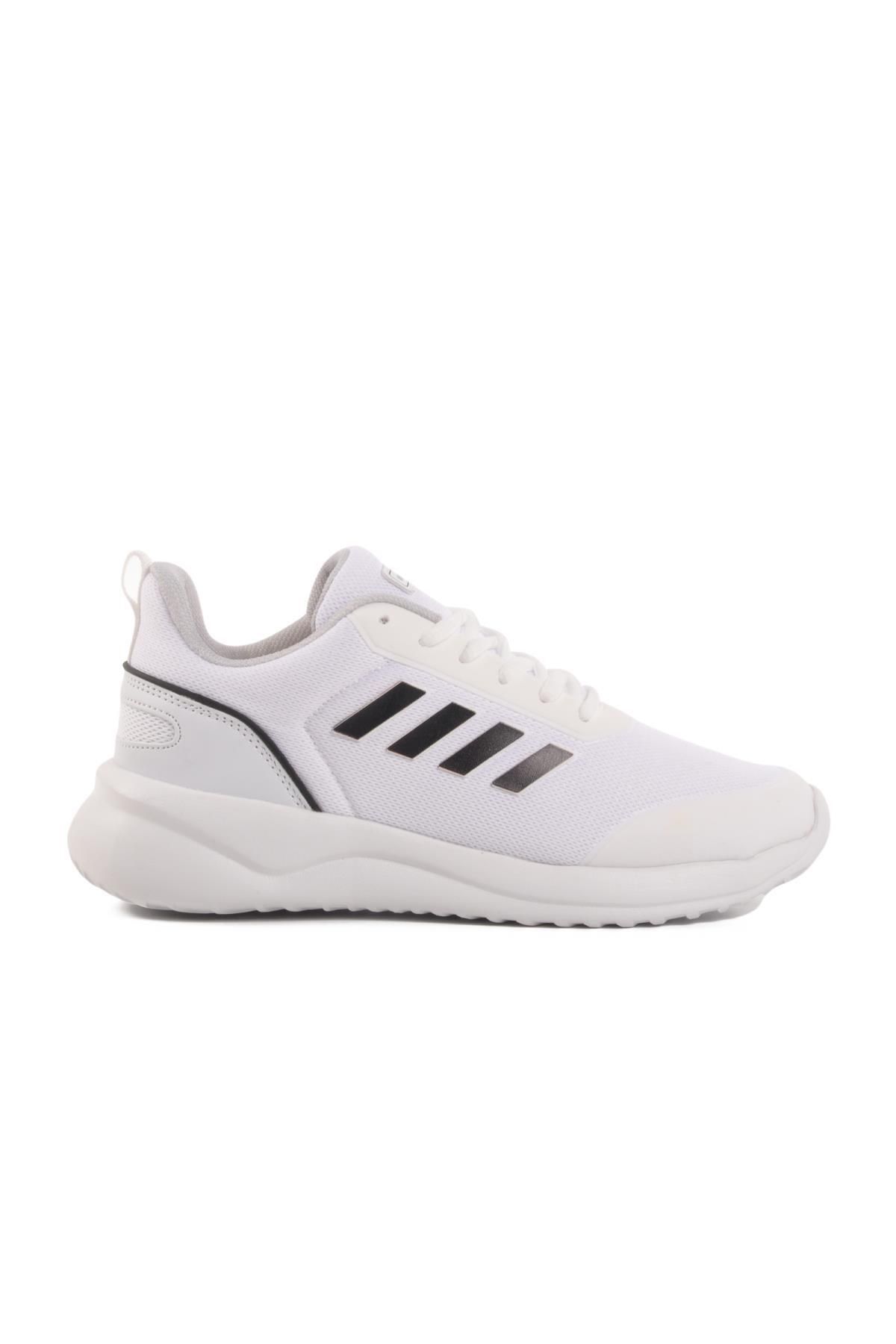 WALKWAY-Pantofi sport unisex alb-negru, ușor respirabil 3