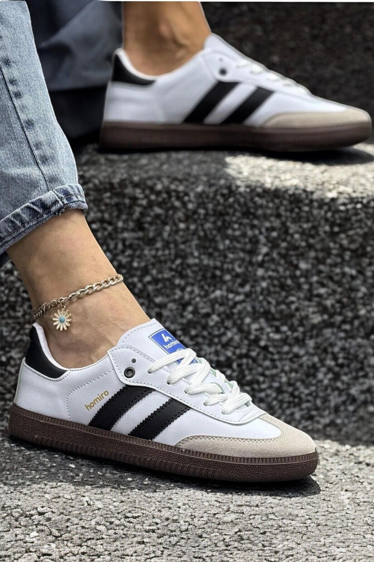 BİKAJOO Unisex Beyaz Günlük Termo Taban Rahat Spor Ayakkabı BKJ4006