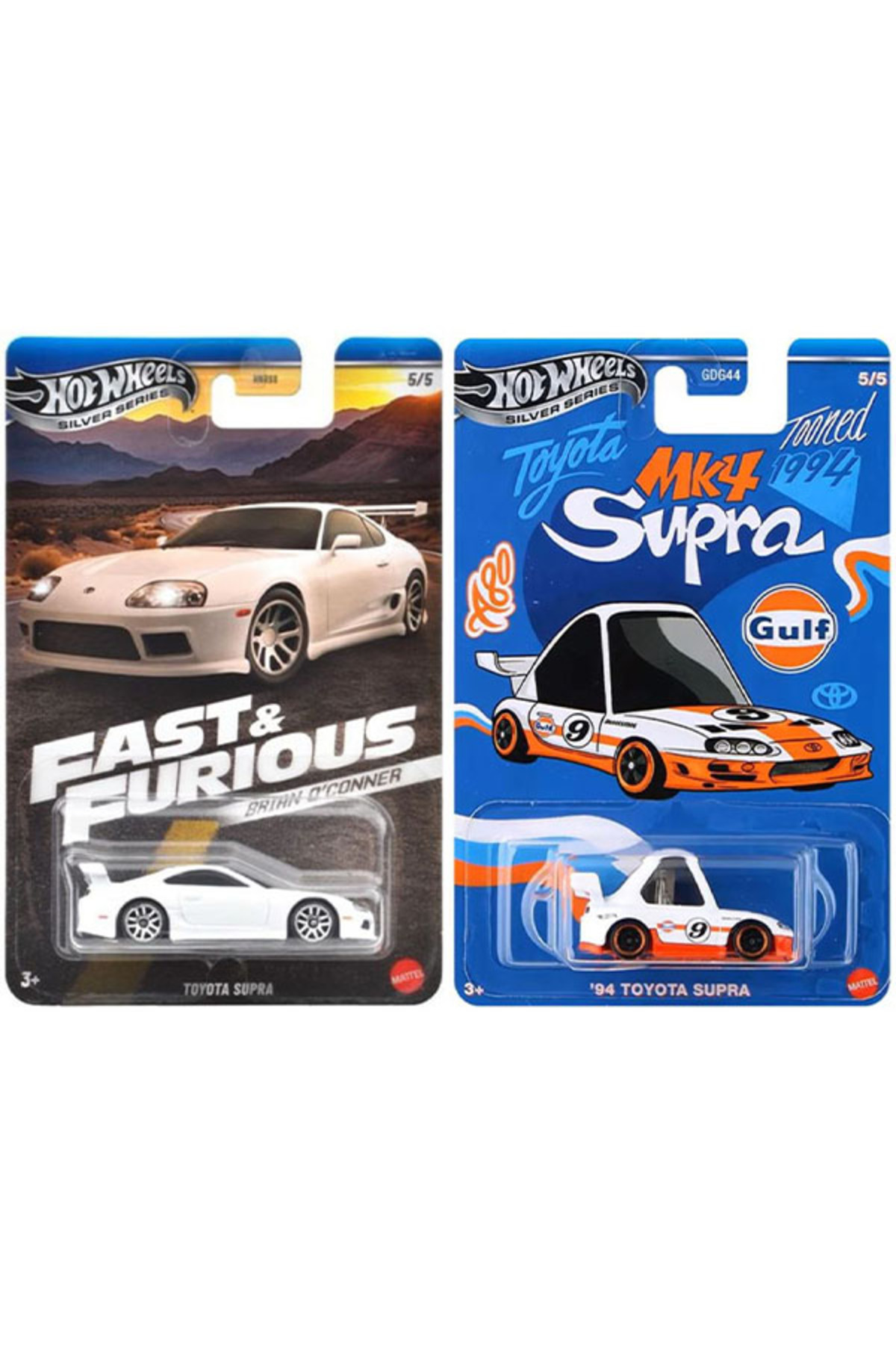 HOT WHEELS 2 Araç Toyota Supra Set - Brian O'conner Toyota Supra