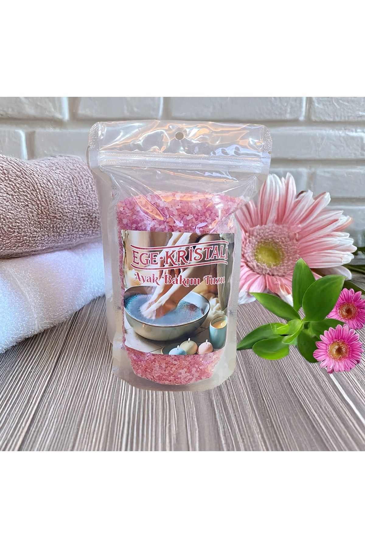 EGE KRİSTALİ EGE KRİSTALİ SANDAL AĞACI AROMALI AYAK BAKIM TUZU 350 GR