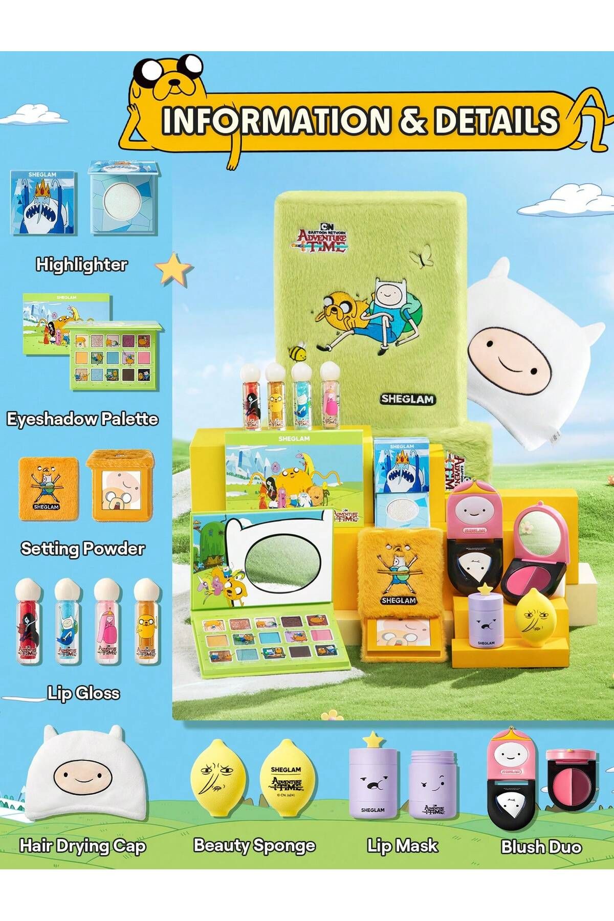 Adventure Time | SHEGLAM Full Collection Set