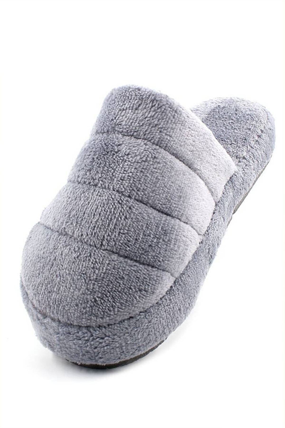 neon shoes  Unisex Önü Kapalı Peluş Bohça Damat Gelin Çeyiz Terlik Sessiz Eva Taban Misafir Ev Terliği - Görsel 3