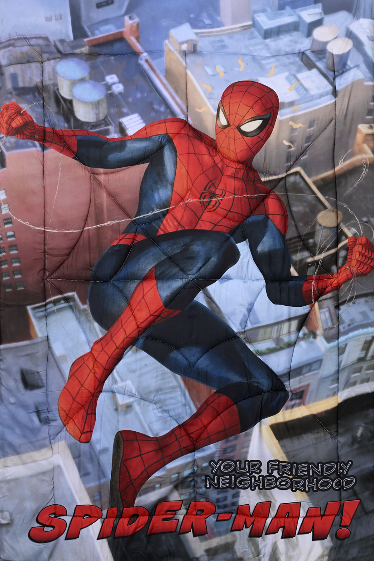 SPIDERMAN-5-in-1 Bnb Comforter Bedding Set – Brushed Microfiber & Polyester Shell – Red 7