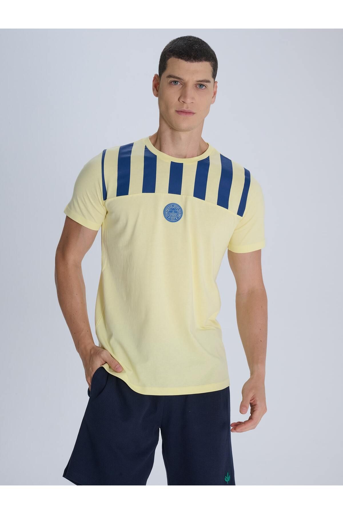 Fenerbahçe ERKEK TRIBUN ÇUBUK BLOKLU TSHIRT