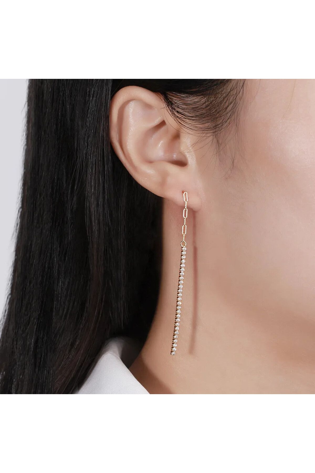 delis-Cercei Lungi Argint 925, Jw961, Model Elegant, Placati Cu Rodiu 3