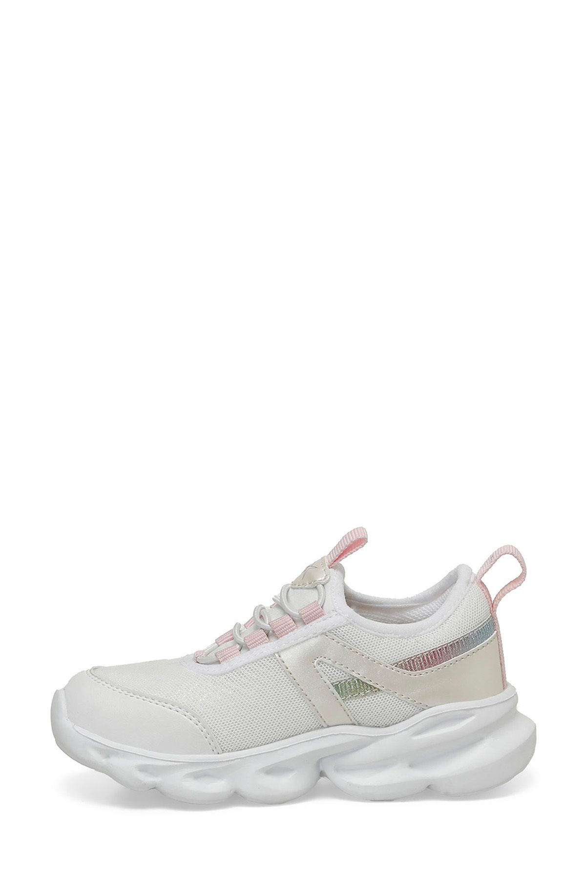 Kinetix-Białe wsuwane buty dla dziewczynki SIRIUS LIGHT 4FX 4