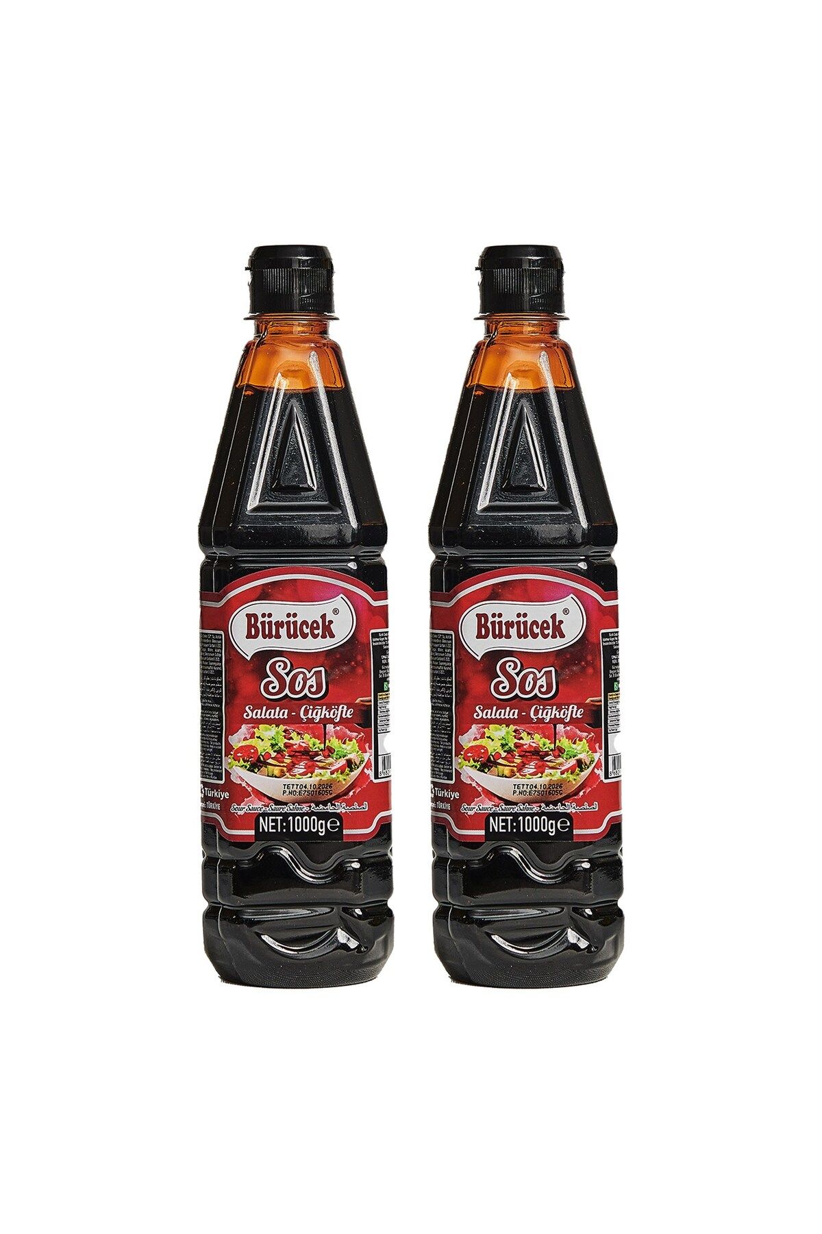 Bürücek Salata ve Çiğ Köfte Sosu 1000 ml 2 li