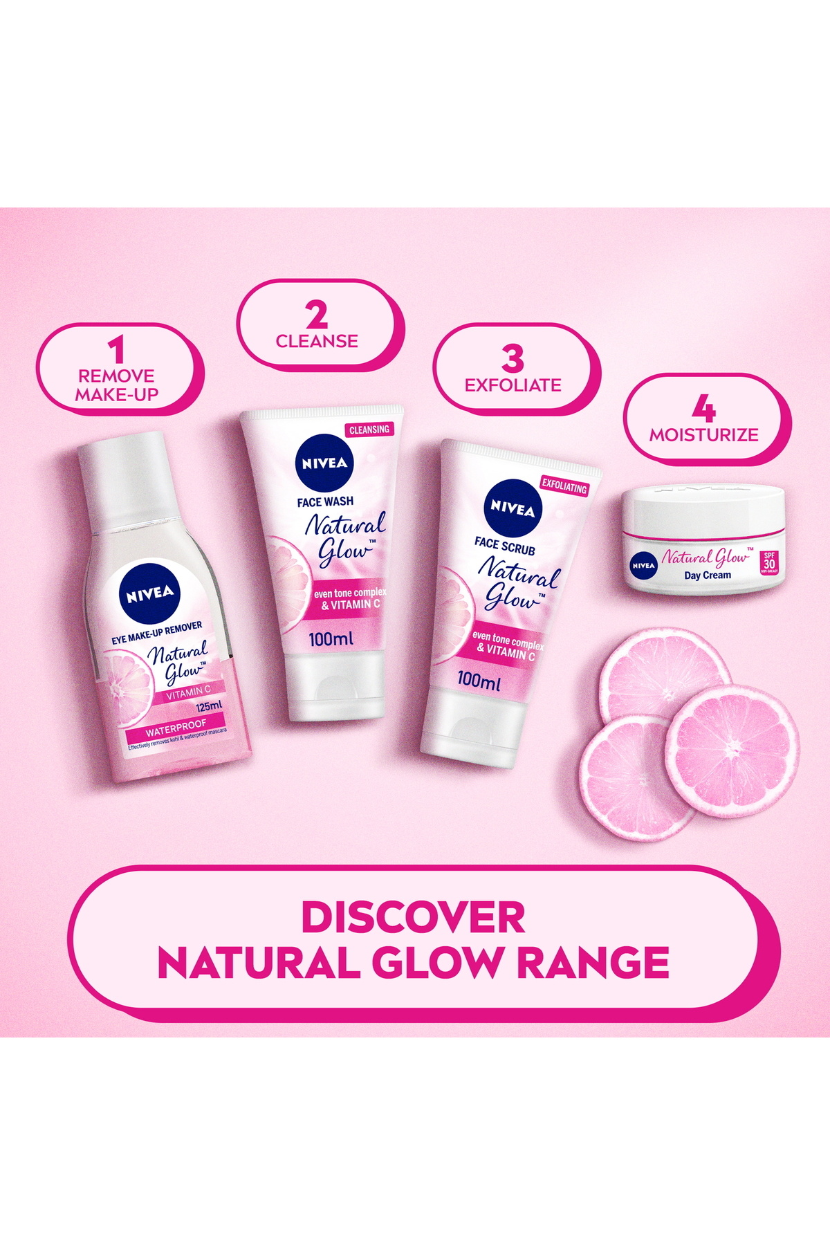 NIVEA-مزيل مكياج العيون بتوهج طبيعي - منظف لطيف للبشرة الحساسة 125 مل 5