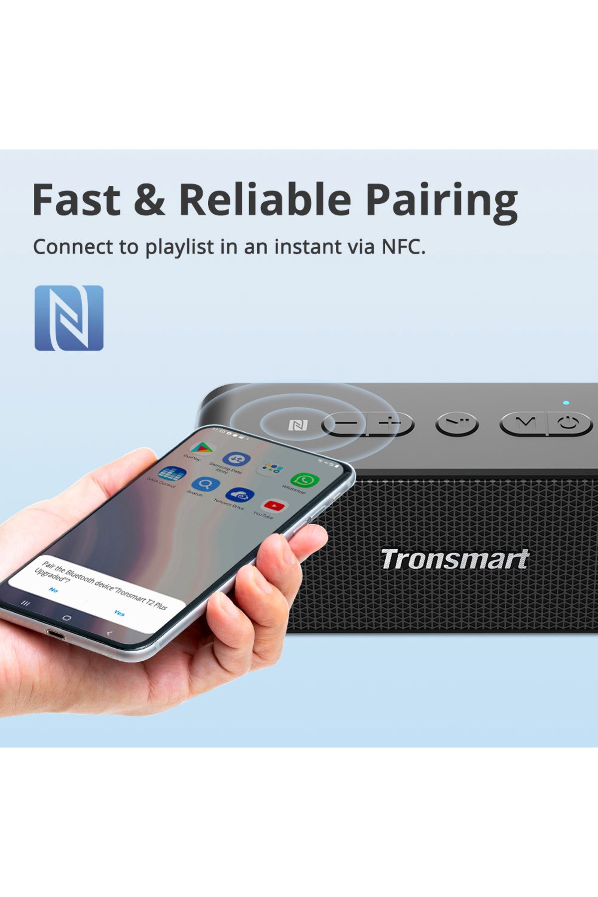 Tronsmart-T2 Plus Upgraded 20w Waterproof Portable Bluetooth Speaker With 24 Hours Playtime- Black 7