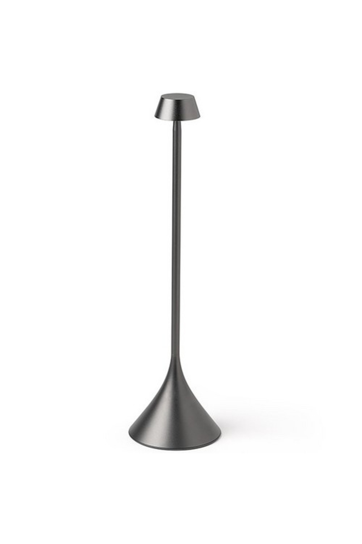 Steli Shade Led Desk Lamp Metallic Grey