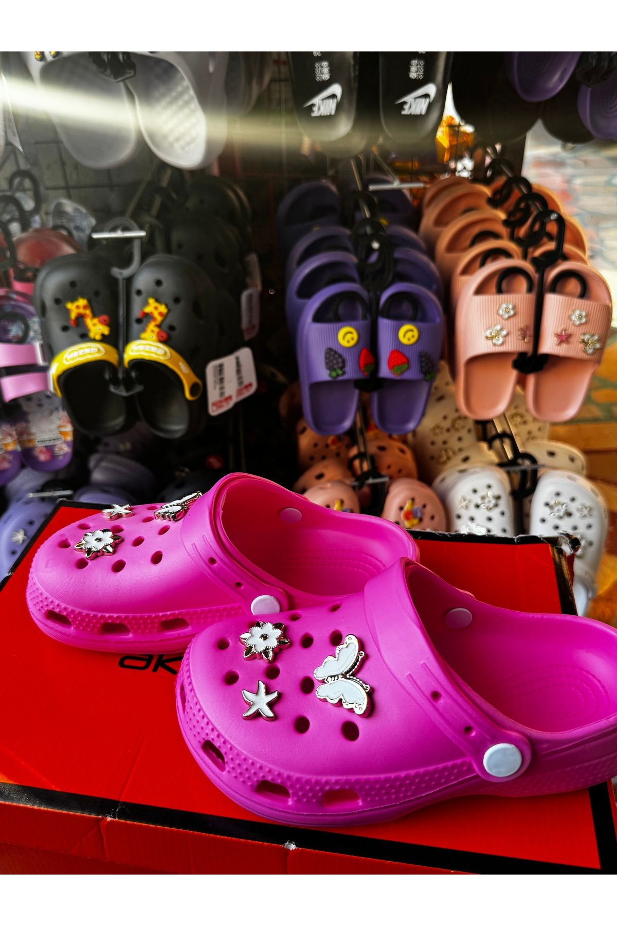 mikam-Girl's New Season Quality Cross Comfortable Light Daily Slippers\Beach Slippers 2