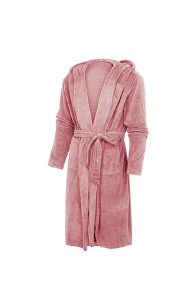 nihal ev tekstil Kapşonlu bornoz Mayer kadife