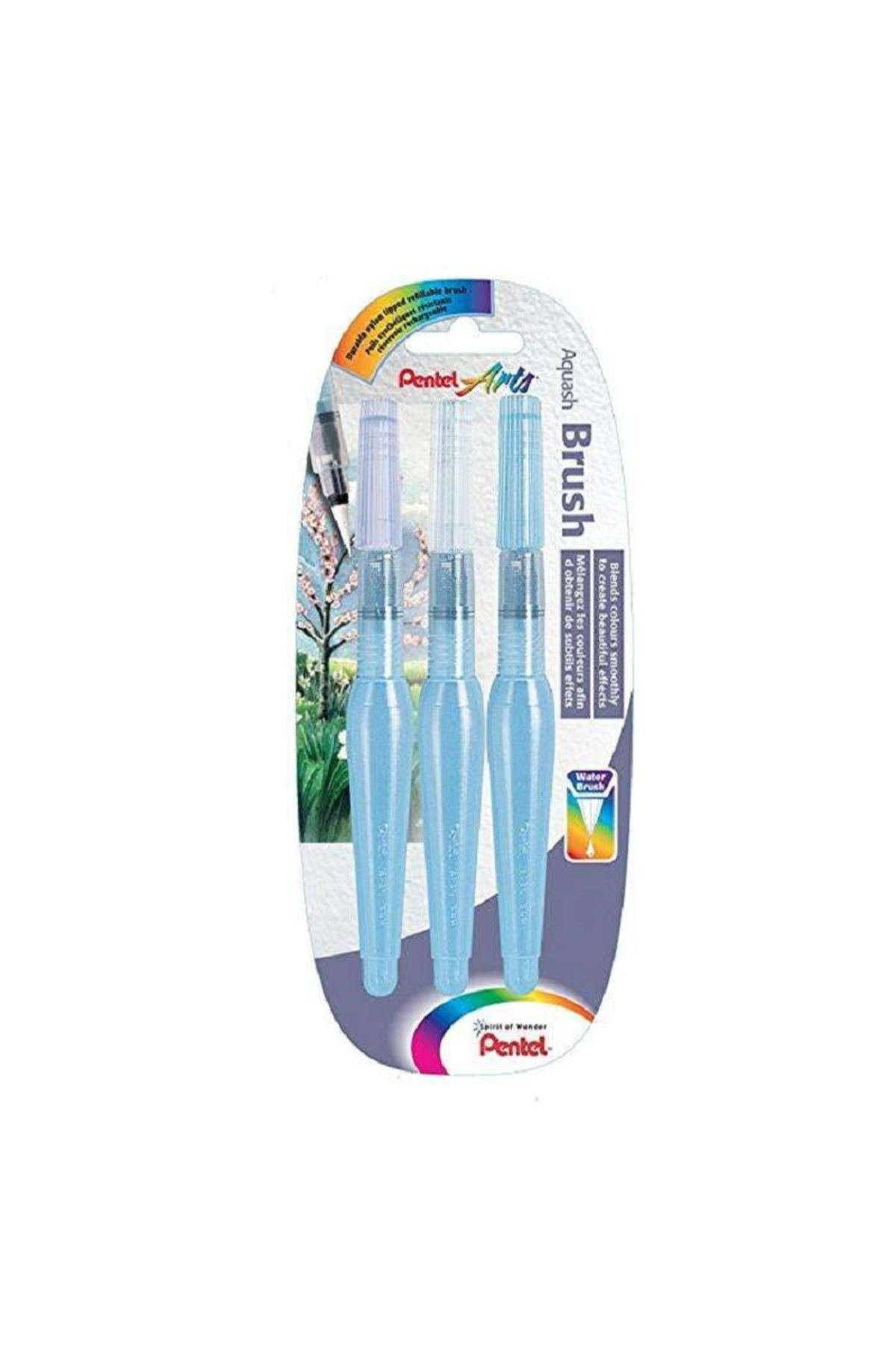 Pentel Aquash Sulu Fırça 3'lü Set
