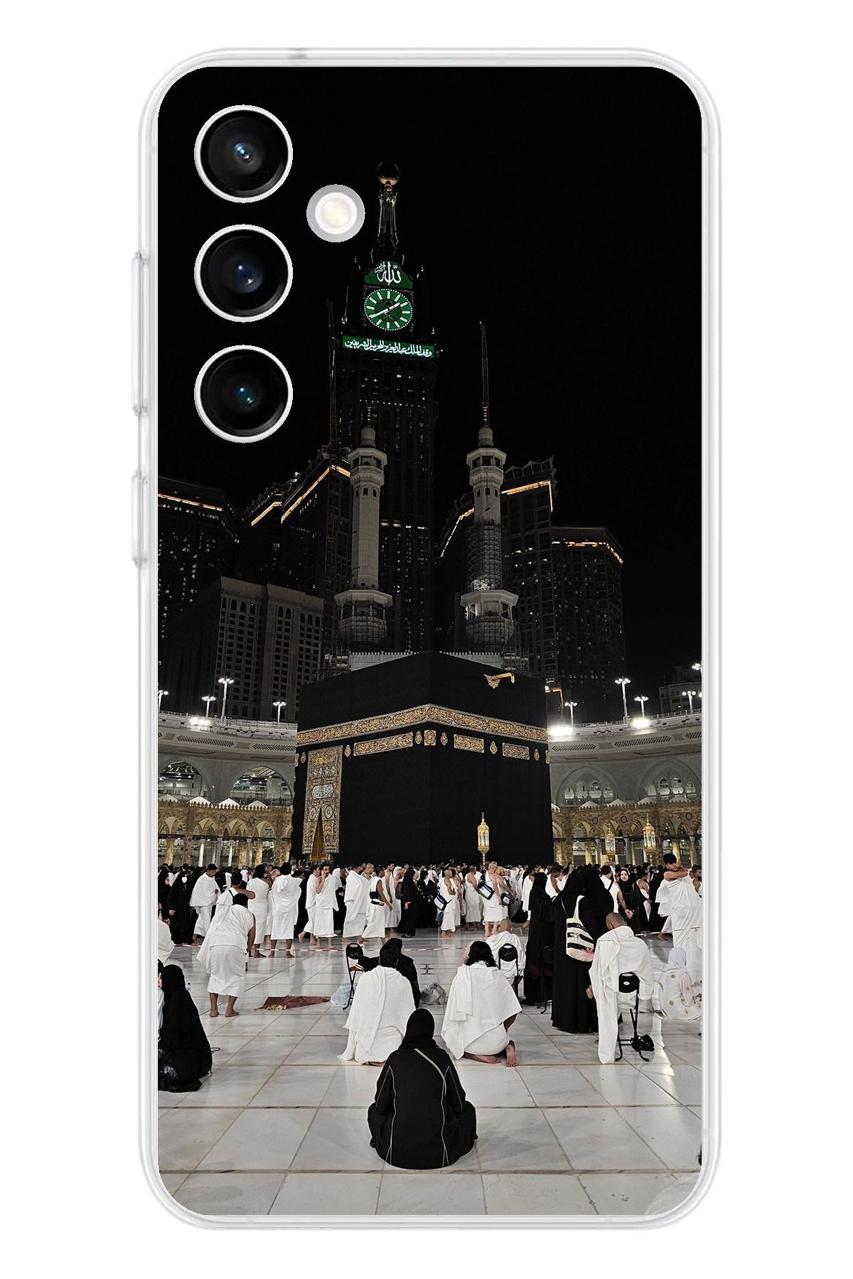 TechTree Samsung Galaxy S23 Fe Uyumlu Kabe Umre Şeffaf Silikon Kılıf