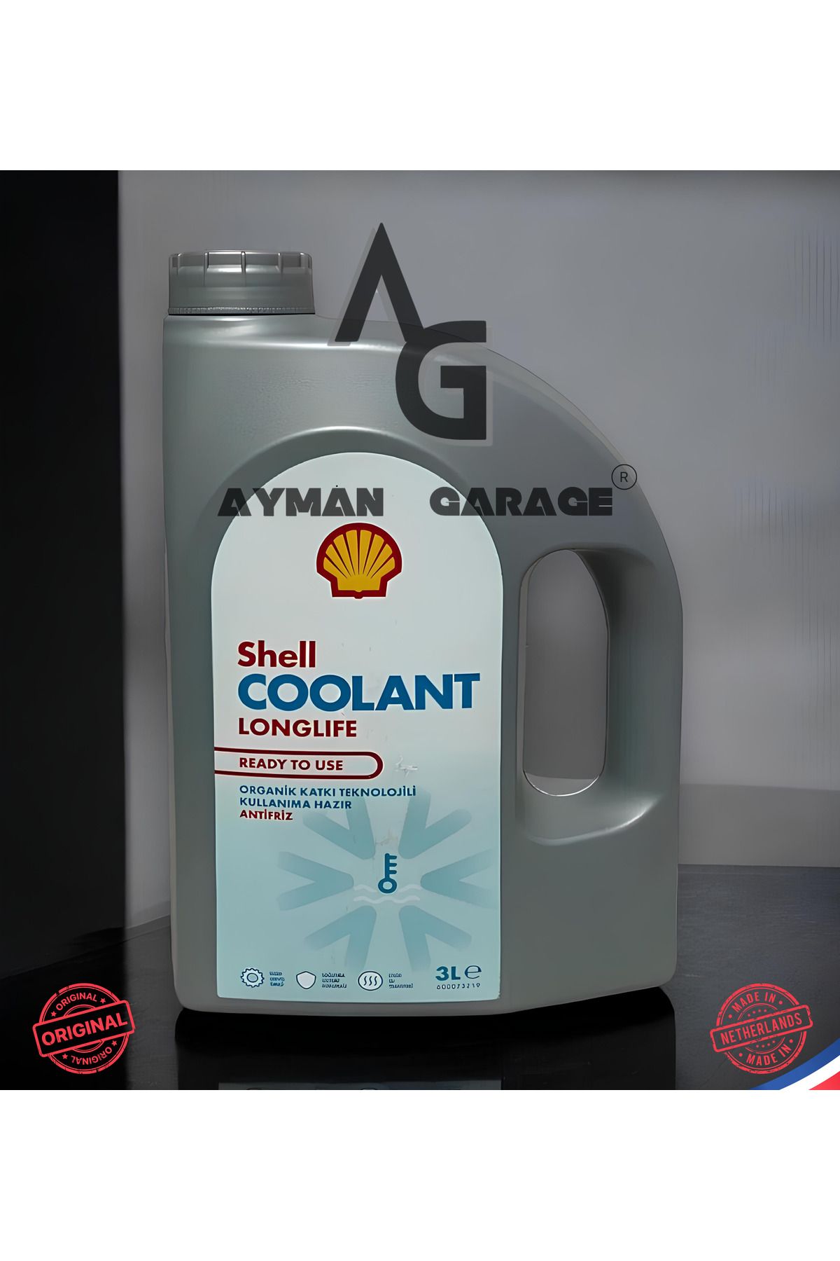 SHELL Coolant LongLife ORIJINAL Kırmızı Hazır Antifriz 3 Litre