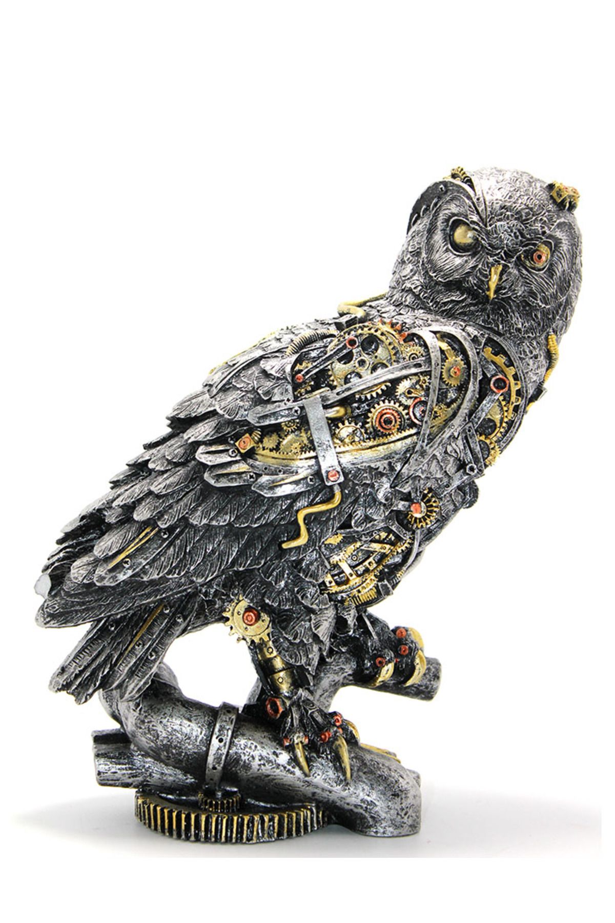 Allproduct Steampunk Polyester Baykuş Figürü Model 1