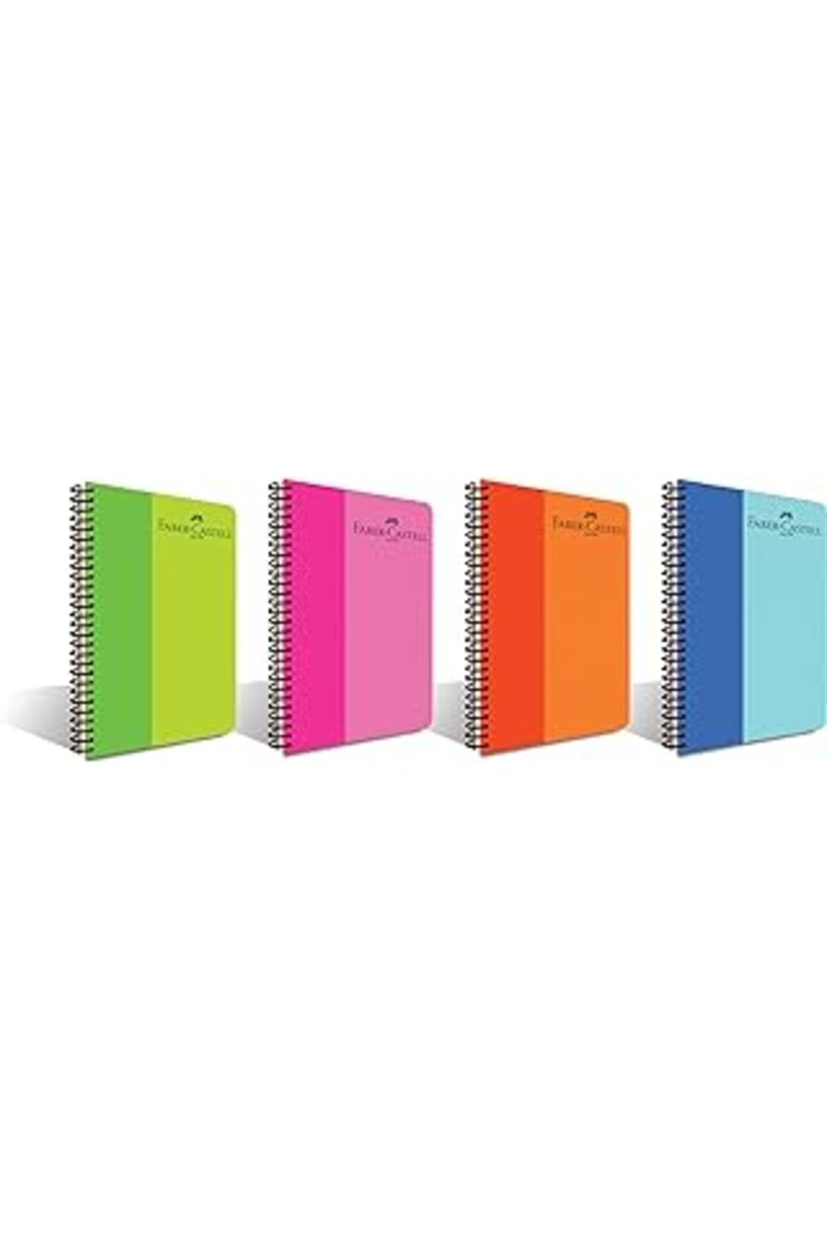 Karachil Faber-Castell Pp Kapak Bicolor Spiralli 120 Yp Düz