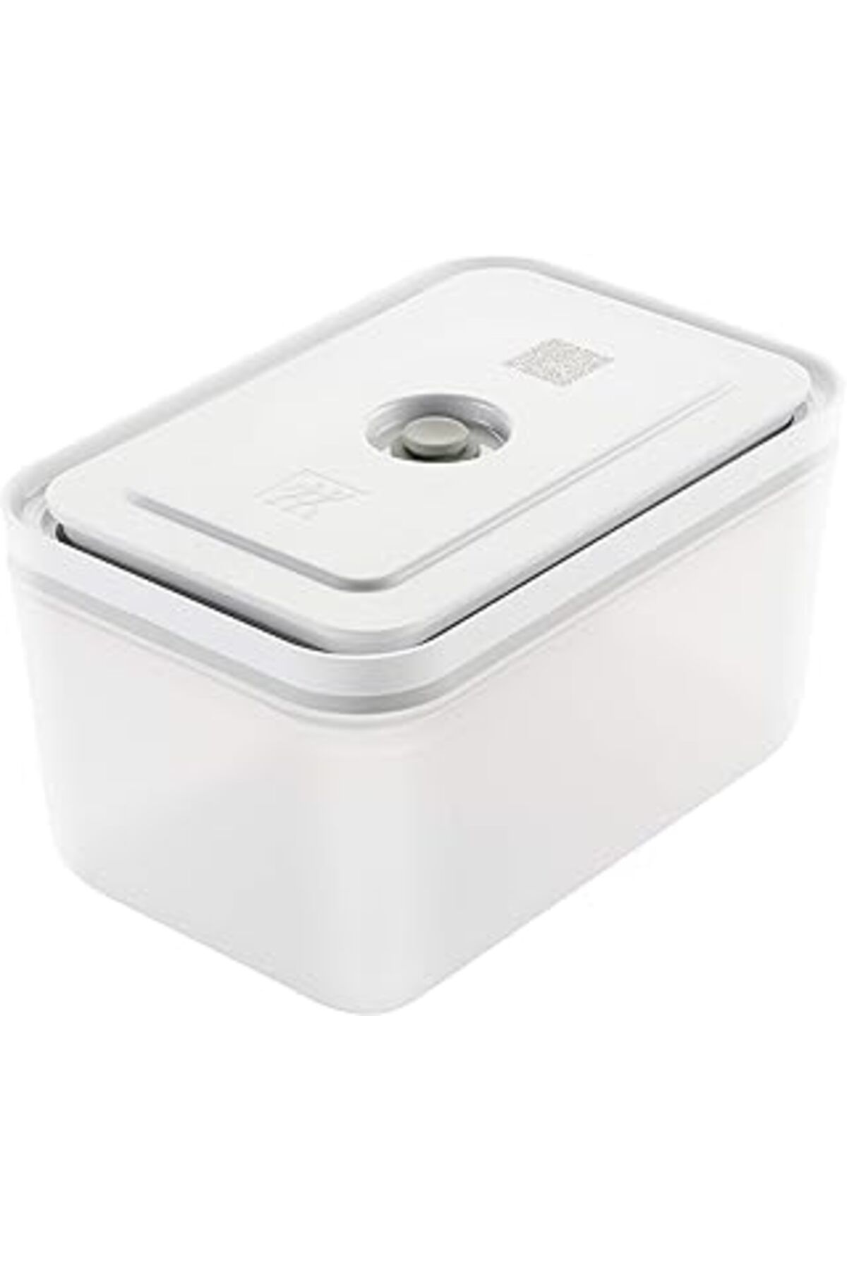 Pazarcan Zwilling Fresh & Save Vakumlu Saklama Kabı, L, Plastik, Yarı Şeffaf-Gri