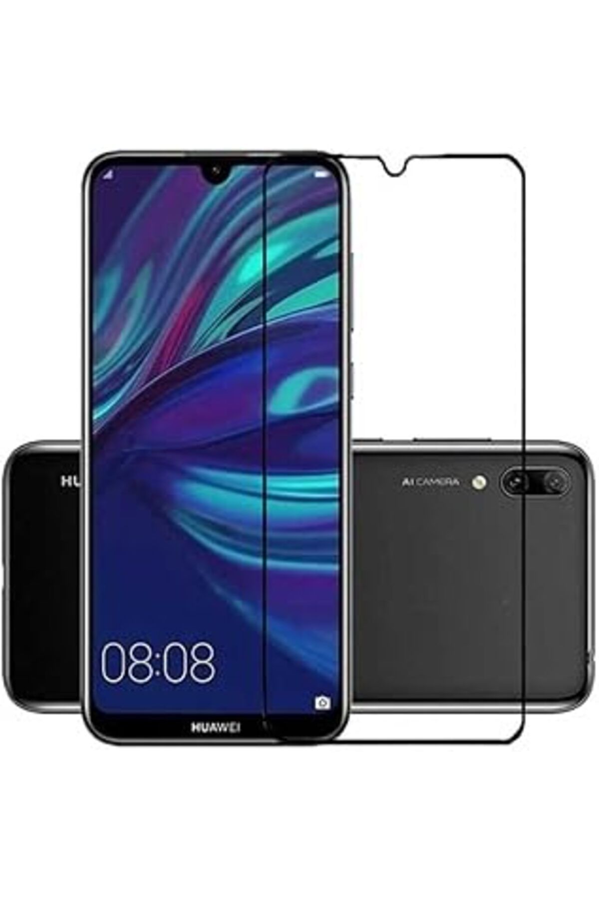 Pazarcan Rotaks Case (Rtksnm1769) Ekran Koruyucu 5D Dayanıklı Tam Kaplar Huawei Y6S 2019 Ile Uyumlu