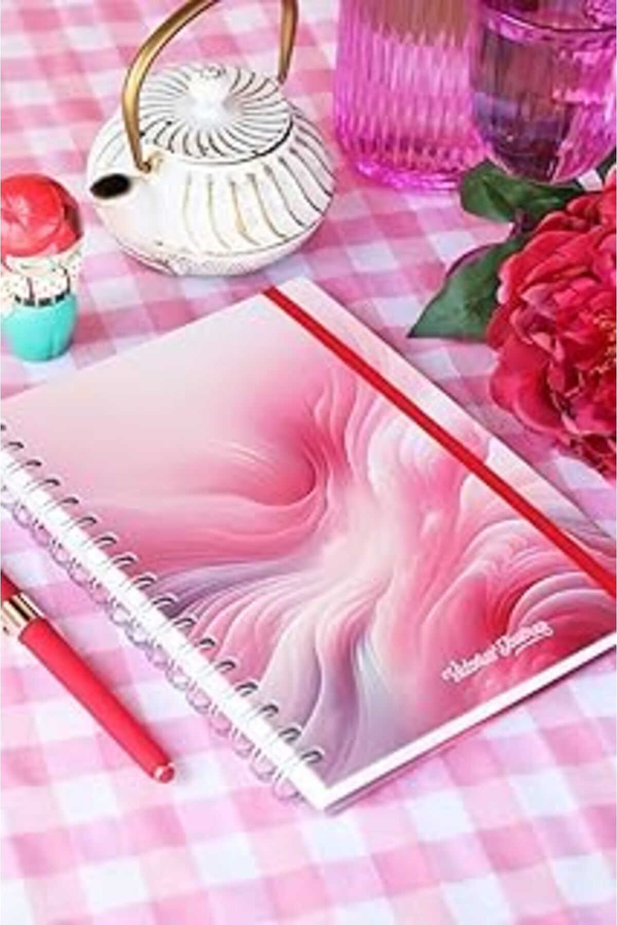 Pazarcan Spiralli Defter Sert Kapak 192 Sayfa 96 Yaprak 17X24 Cm 90Gr