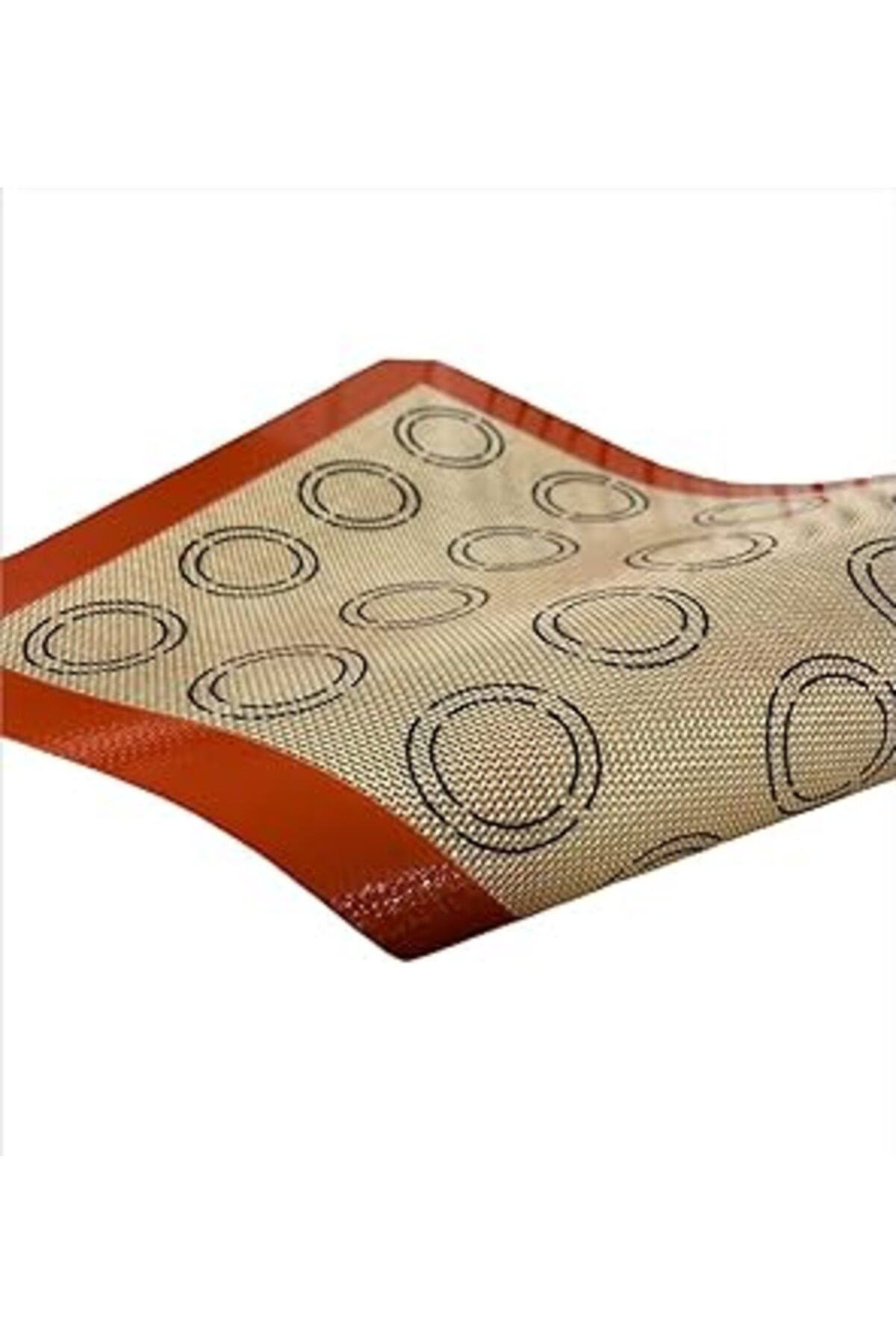 Karachil Makkam Home Silikon Pişirme Matı (Mkırmızı, 30 * 40)
