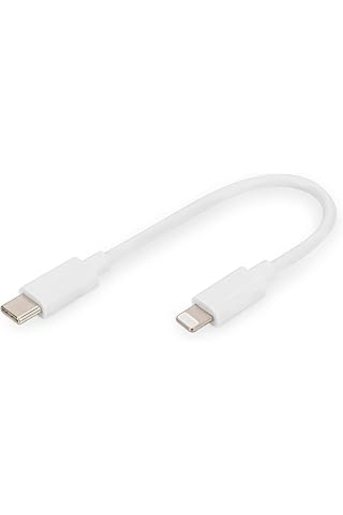 Karachil Pdateknoloji Type-C To Iphone Pd 18W Kısa Hızlı Powerbank Şarj Ve Data Kablosu - Beyaz 20Cm C-454 (