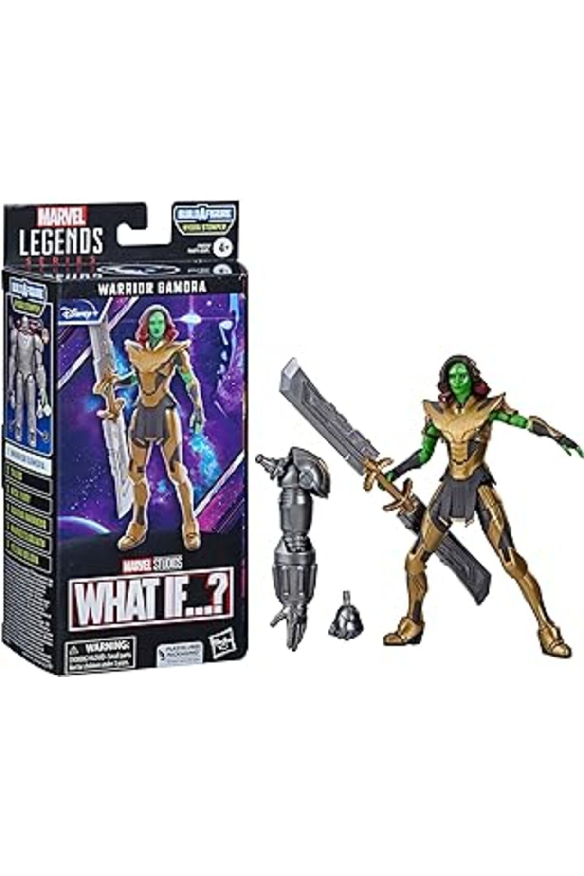Qedii Marvel What If...? - Legends Warrior Gamora Aksiyon Figürü (HYDRA STOMPER BAF)