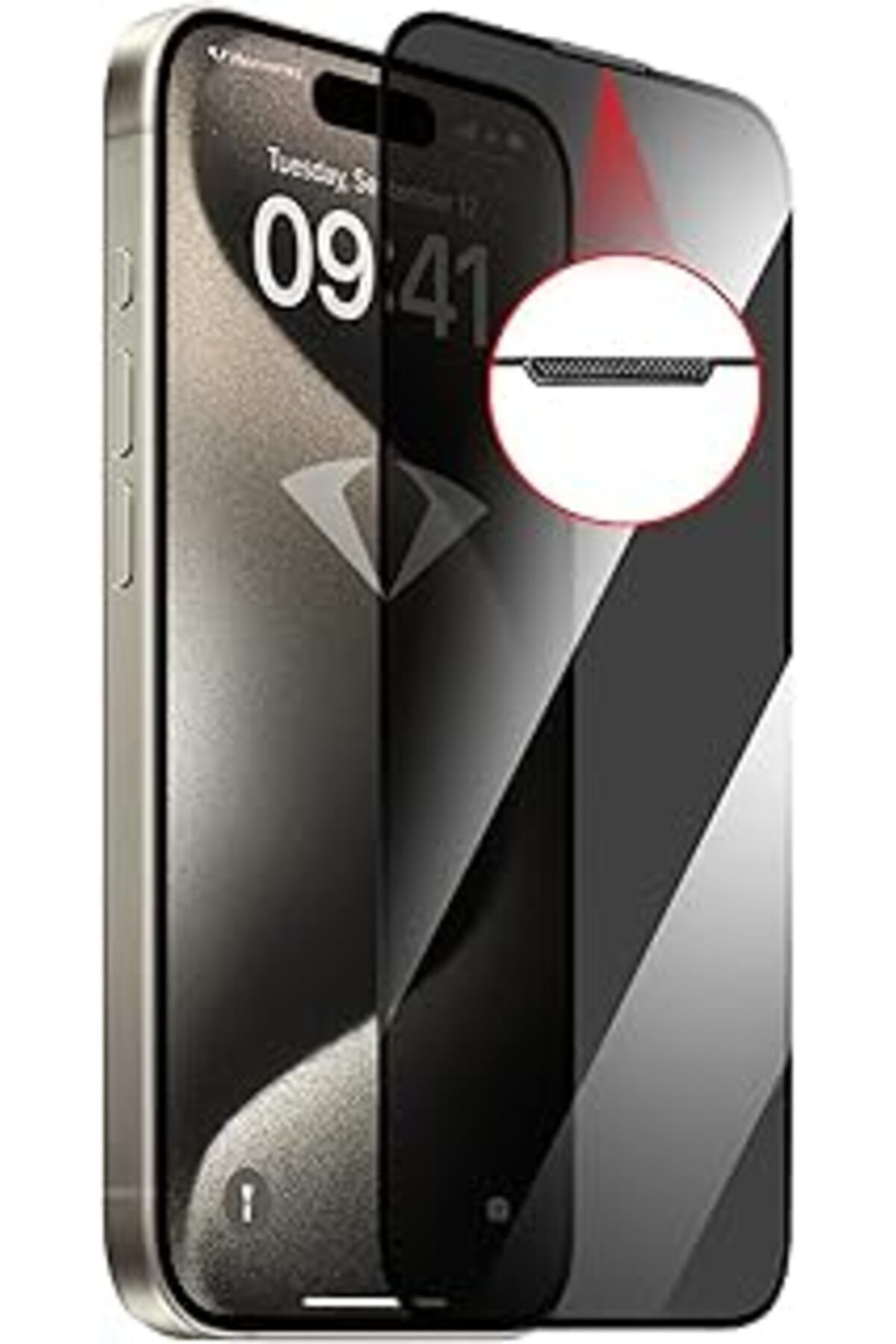 Mu Art Harvortez Apple Iphone 15 Pro Max Uyumlu Cam Ekran Koruyucu, Anti-Statik Özellik Toz Çekmez, Balo
