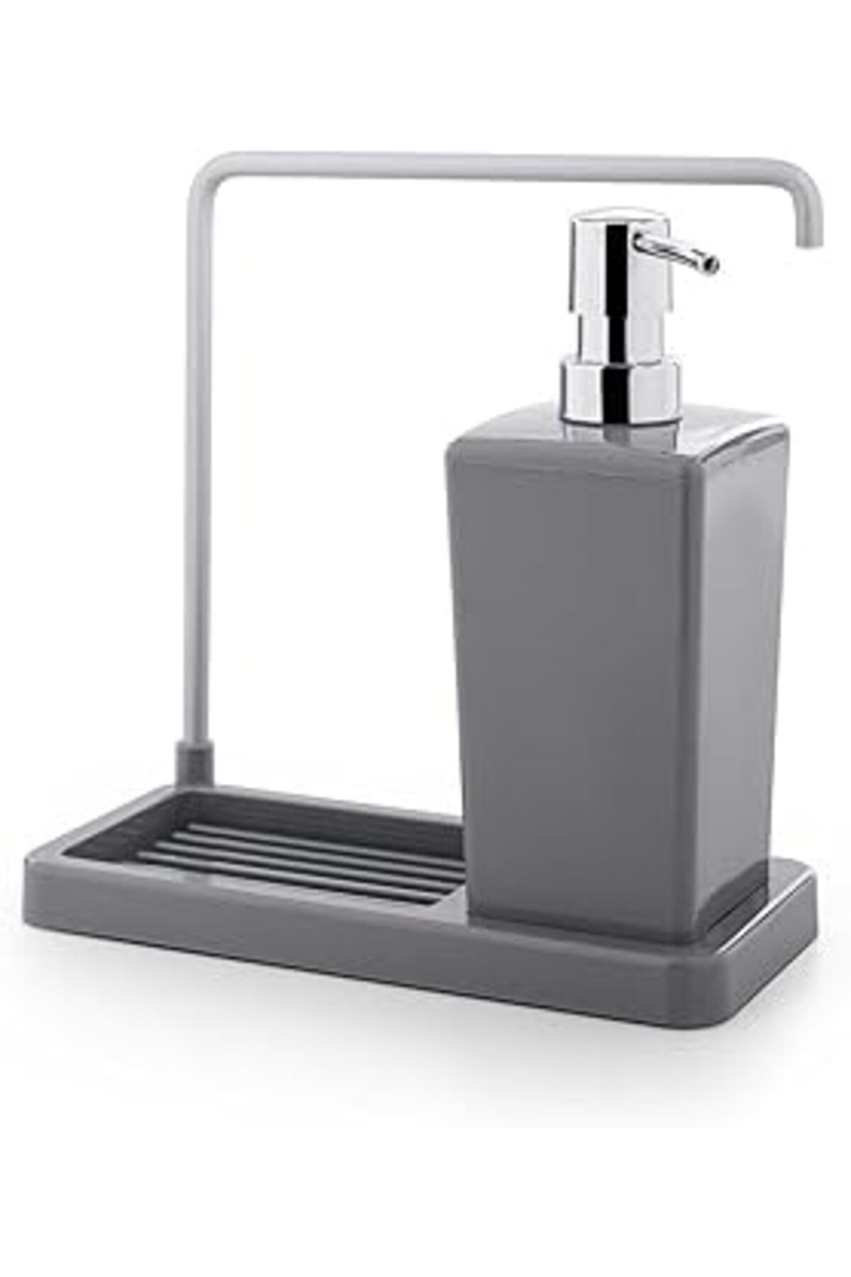 Pazarcan Primanova Luna Mutfak Sıvı Sabunluk, 420 Ml, 21 X 10 X 20 Cm, Gri